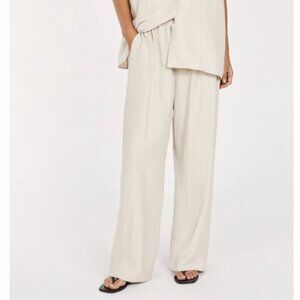 NWT DISSH SHANIYA NATURAL LINEN BLEND PANT